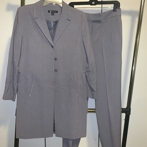 2 piece set Gray business suit
